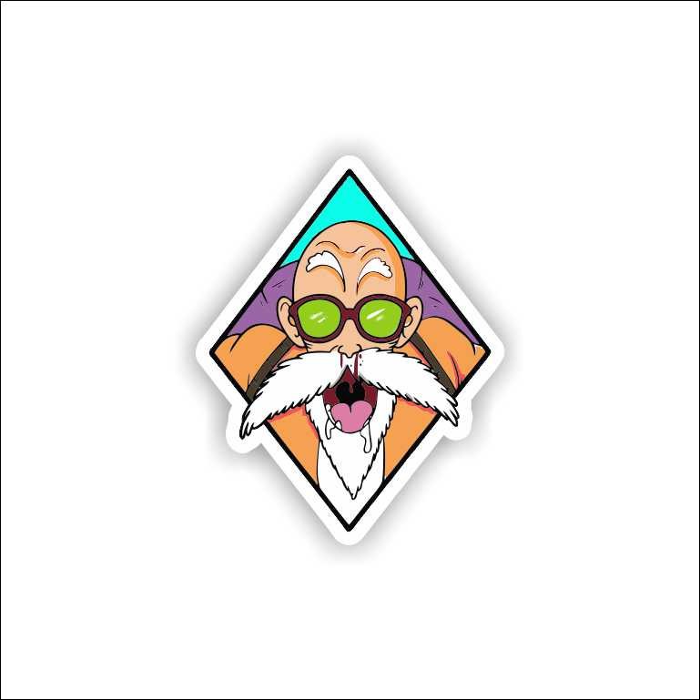 Pervy Master Roshi Pervy Master Roshi Sticker - Image 1