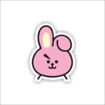 Pink Teddy Sticker
