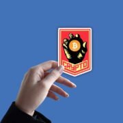 Power of crypto Sticker - Image 2