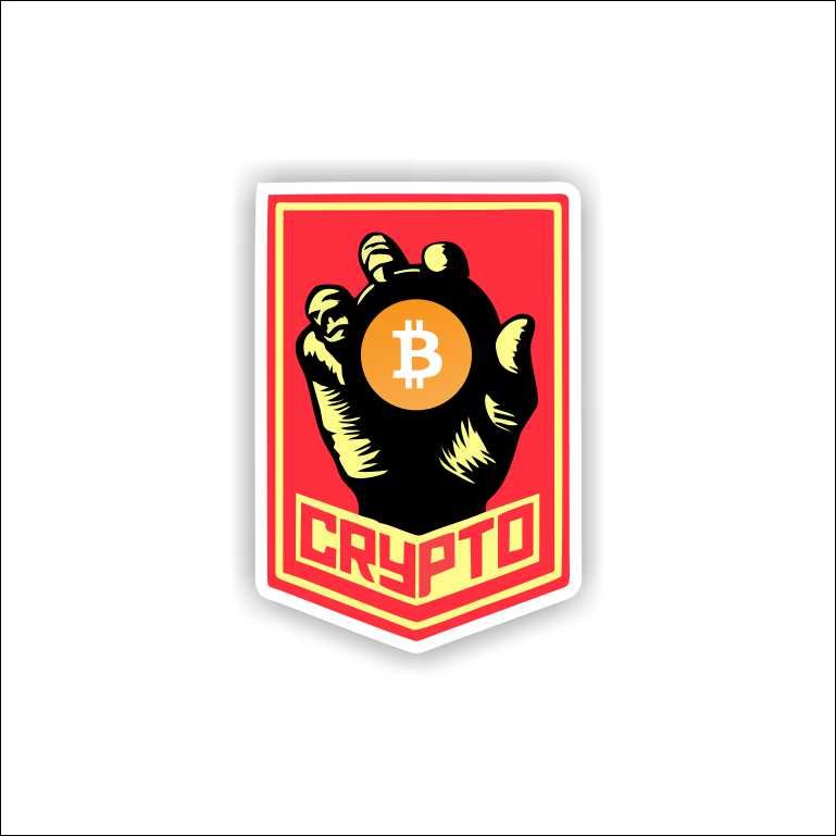 Power of crypto Power of crypto Sticker - Image 1