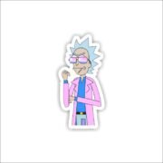 Purple Rick Sticker