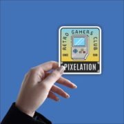 Retro Gamers Club Sticker - Image 2
