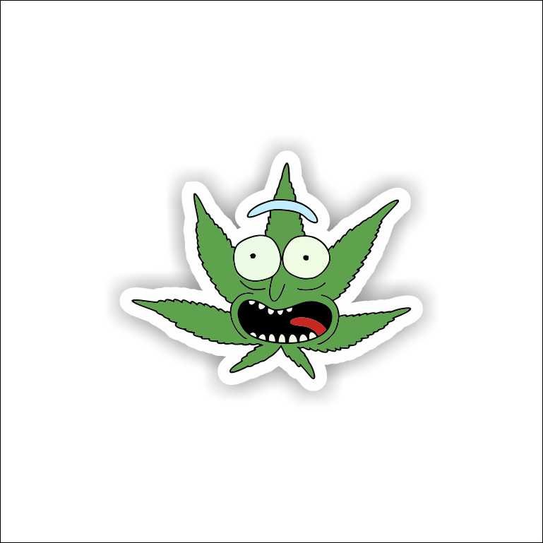 Rick Weed Rick Weed Sticker - Image 1