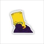 Sad Bart Sticker