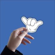 Shaka Hang Ten Sticker - Image 2
