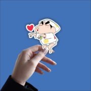 Shinchan with kisses Sticker - Image 2