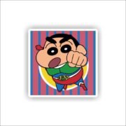 Shinchan cute punch Sticker