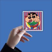 Shinchan cute punch Sticker - Image 2