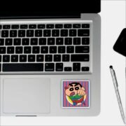 Shinchan cute punch Sticker - Image 3