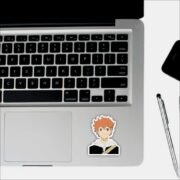 Shoyo Hinata Nerd Sticker - Image 3