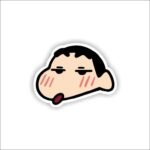 Shy Shinchan Sticker
