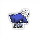 Soshelly awkward Sticker
