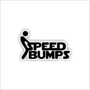 Speed Bumps Sticker