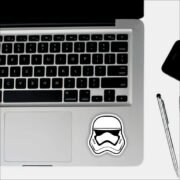 Star Wars Stormtrooper Helmet Sticker - Image 3