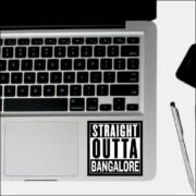 Straight outta bangalore Sticker - Image 3