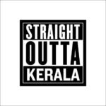 Straight outta kerala Sticker