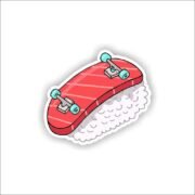 Sushi Skateboard Sticker