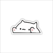 Tap Tap Cat Sticker