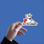 Try to drift Sticker - Image 2