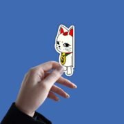 Turbo Granny Cat Sticker - Image 2