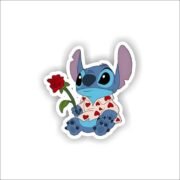 Valentine Stitch Sticker