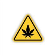 Weed Sign Sticker