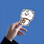 White pookie Sticker - Image 2