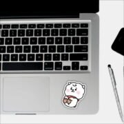 White pookie Sticker - Image 3