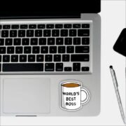 World's best boss mug Sticker - Image 3