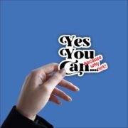 Yes you Can Sticker - Image 3