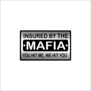 You hit me, We hit you Sticker