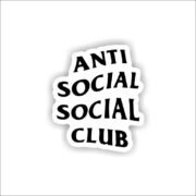 Anti social - social club Sticker
