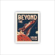 beyond the Solar system Sticker