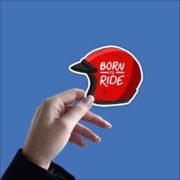 Born to ride Sticker - Image 2