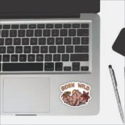 Born wild Sticker - Image 2
