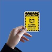 Caution safety Sticker - Image 2