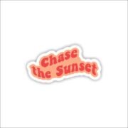 Chase the sunset Sticker