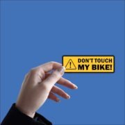 Don't Touch My Bike Sticker - Image 2
