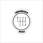Endangered species Sticker