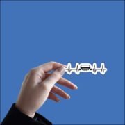 Jeep heartbeat Sticker - Image 2