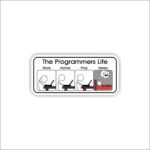 The programmers life Sticker