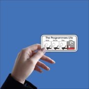 The programmers life Sticker - Image 2