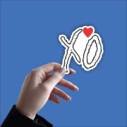 The weeknd XO logo Sticker - Image 2