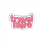 Travel more Sticker
