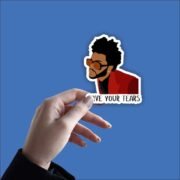Weekend -Save Your tears Sticker - Image 2