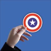 Captain America Shield Sticker - Image 2