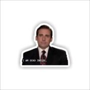 Dead Inside - The Office Sticker