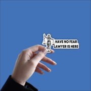 Don't Fear, Lawyer is here Sticker - Image 2