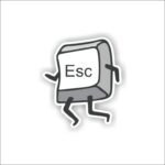 ESC Sticker