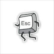 ESC Sticker